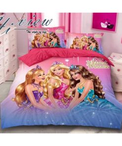 Kids Duvet With 1 Bedsheet& 2 Pillowcases- Pink