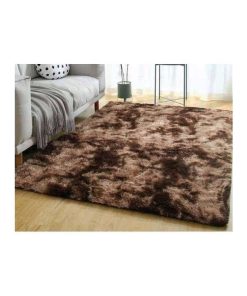 Fluffy Woolen Carpet/Area Rug-Pantched