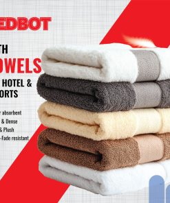 Soft Cotton Bath Towels – Gentle on Your Skin