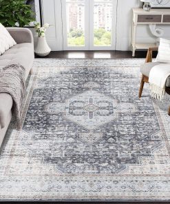 Nonslip washable carpet rug